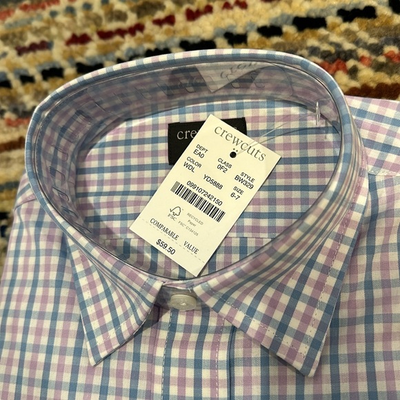 NWT J Crew Crewcuts Boys Thompson Button down Shirt - Picture 5 of 7